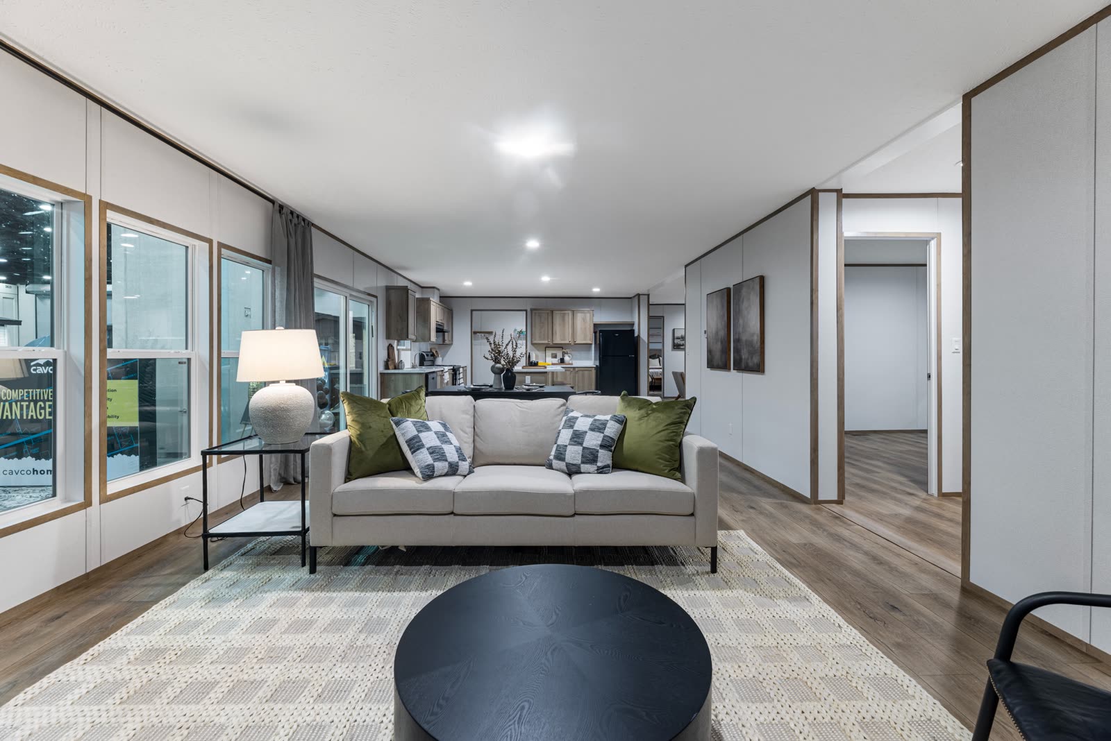 Living room, second furnishing. Toward the bedroom hall.