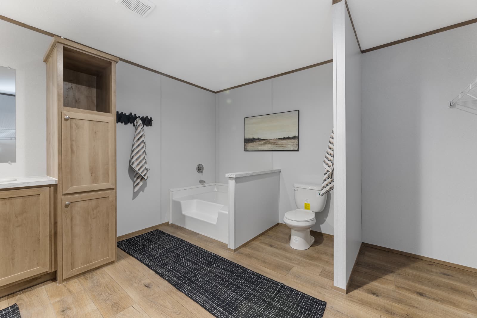 Bath 1. Tub and water closet.
