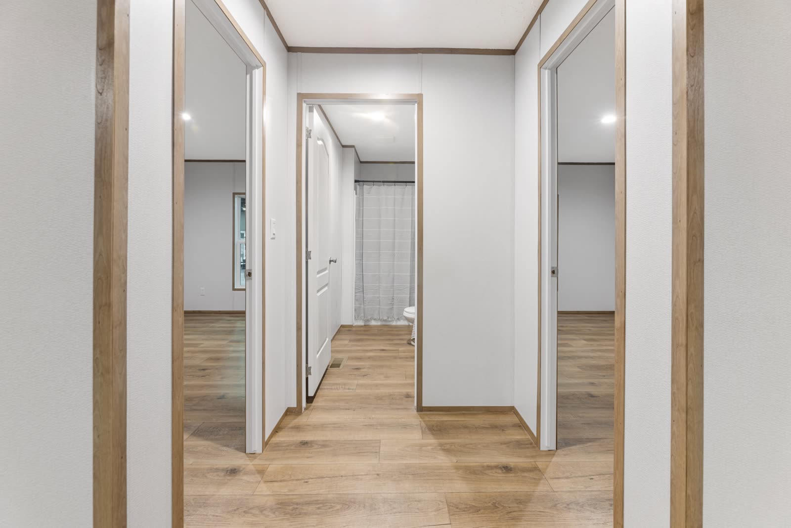 Hall to Bedrooms 2 and 3, Bath 2 ahead.